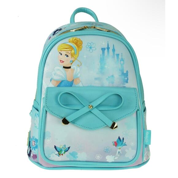 Wandapop Disney Princess Cinderella 11" Vegan Leather Mini Backpack - Picture 1 of 4
